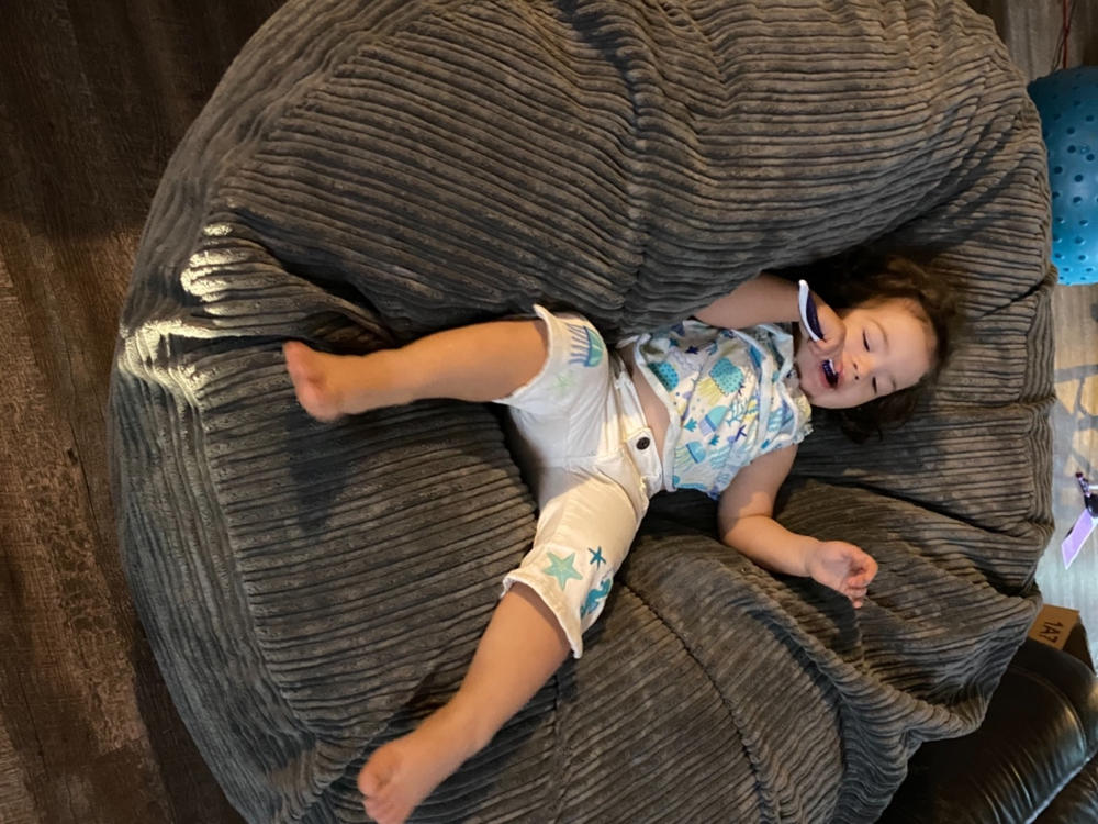 Bean Bag - King - Terry Corduroy - Customer Photo From Anonymous