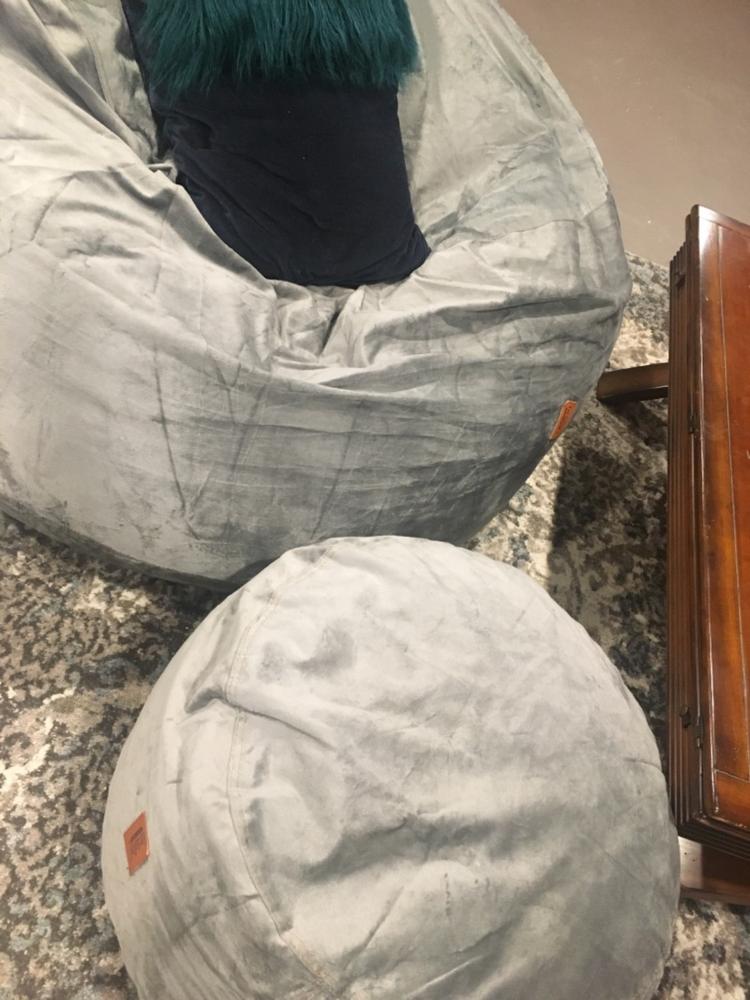 Pouf / Footstool - Plush Fur - Customer Photo From Anonymous