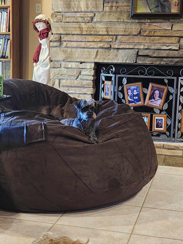 Adult Bean Bag Chair - King - NEST Chenille - Customer Photo From Anne Marie