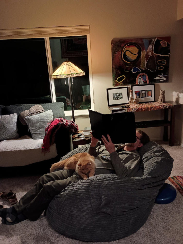 Adult Bean Bag Chair - Queen - NEST Terry Corduroy - Customer Photo From Anonymous