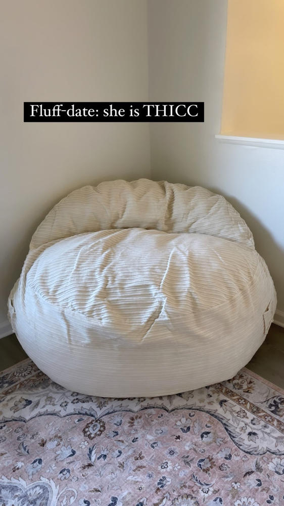 Adult Bean Bag Chair - King - NEST Terry Corduroy - Customer Photo From kiela holden