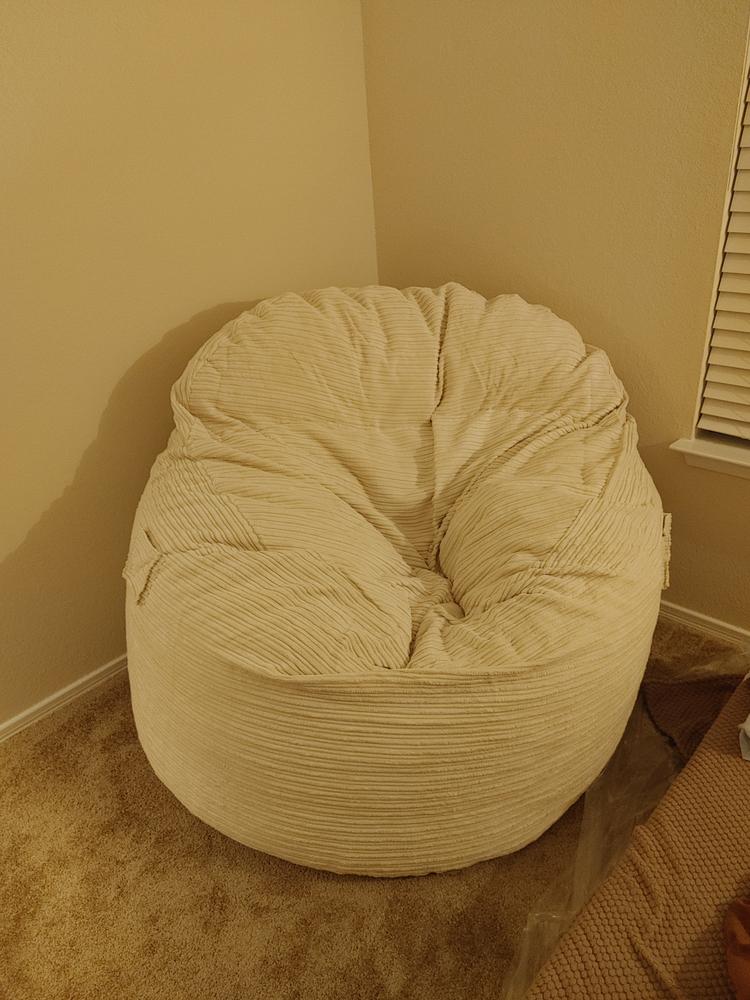 Adult Bean Bag Chair - King - NEST Terry Corduroy - Customer Photo From Ian