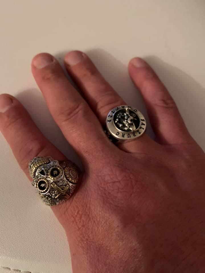 Silver Ring That Devours Confidence Like Nothing Else Does