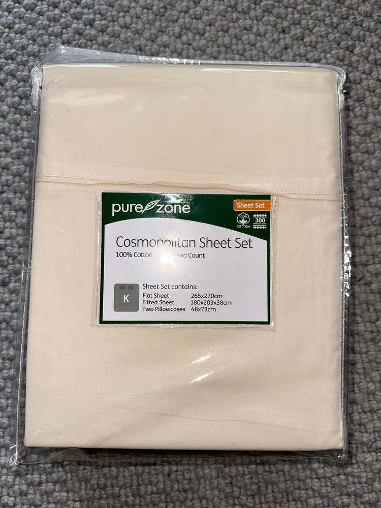 Cosmopolitan Cotton Sheet Sets - Customer Photo From Skye