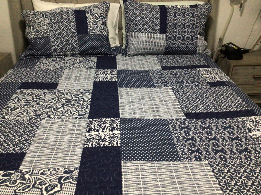 Buckley Coverlet Set - Customer Photo From Pam Apps