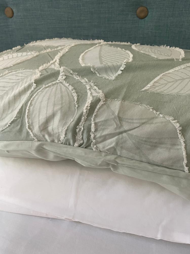 Tufted Leaves Quilt Cover Set - Customer Photo From Desma Pacitto