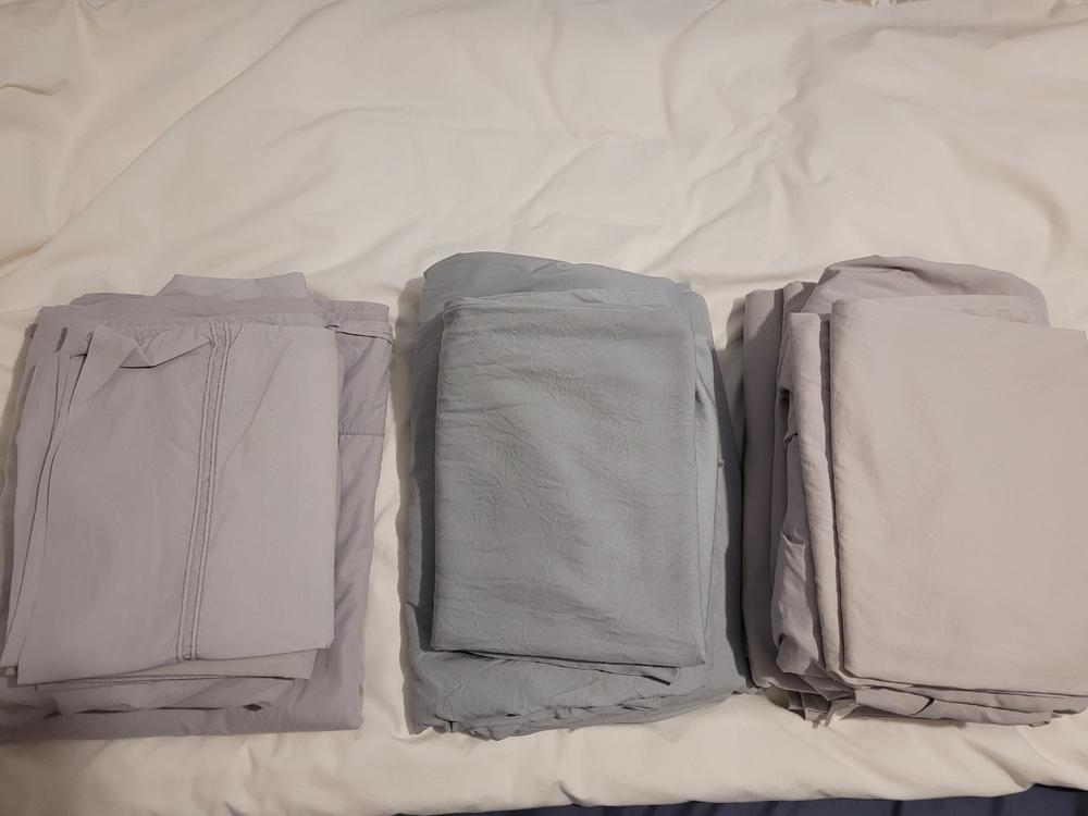 100% Organic Bamboo Sheet Sets (Standard Depth) - Customer Photo From Danielle Watson