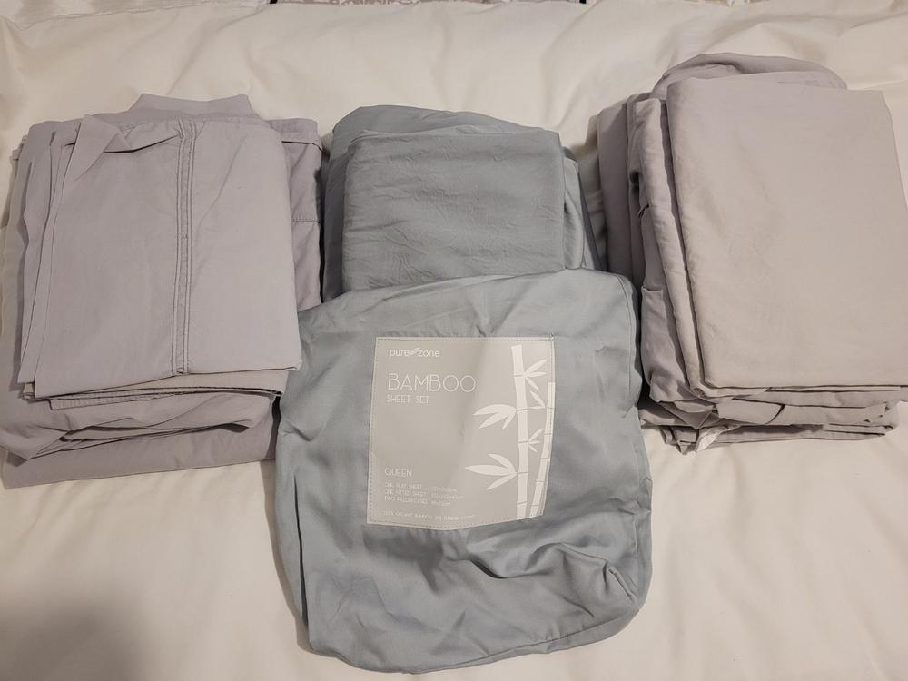 100% Organic Bamboo Sheet Sets (Standard Depth) - Customer Photo From Danielle Watson