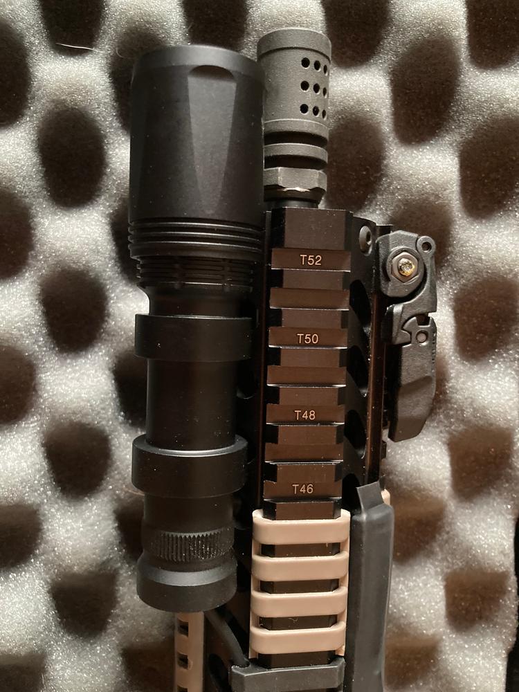 400 Lumens FP45 LED Flashlight with Picatinny Mount