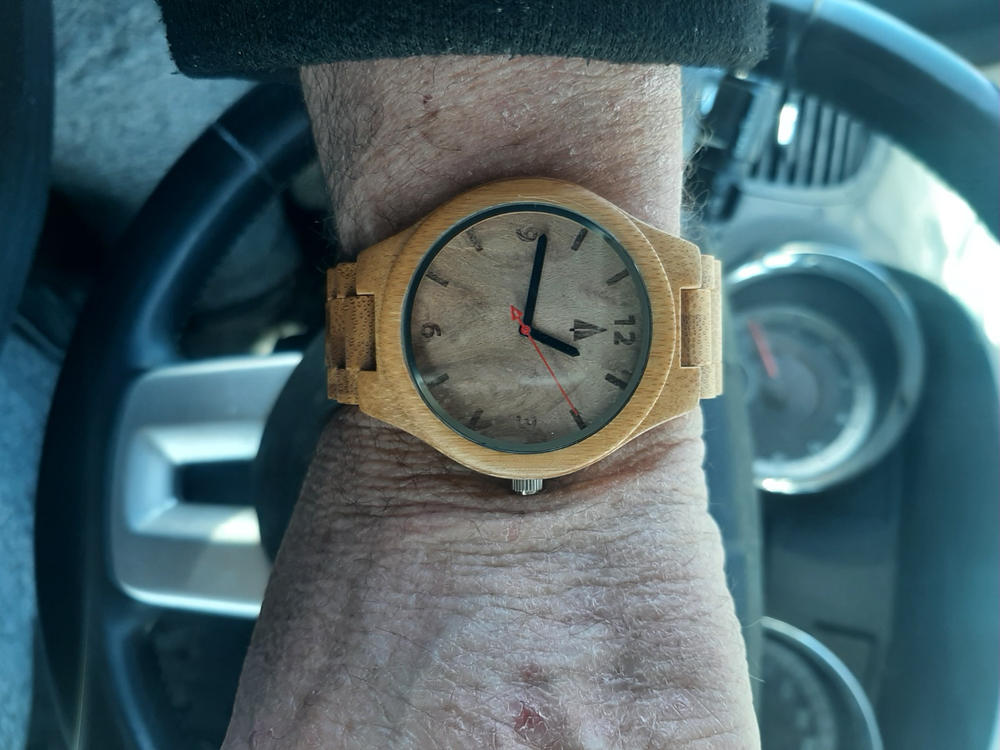 Classic - Create Your Own Wood Watch - Customer Photo From RICHARD MALONEY