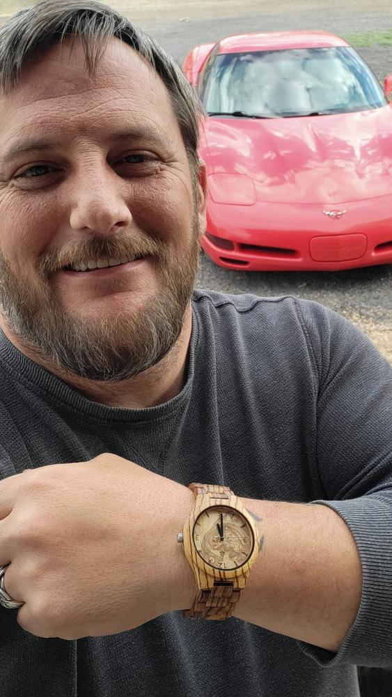 Classic - Create Your Own Wood Watch - Customer Photo From Kenneth Putnam