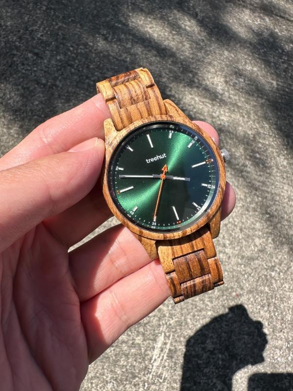 Green wood watch best sale