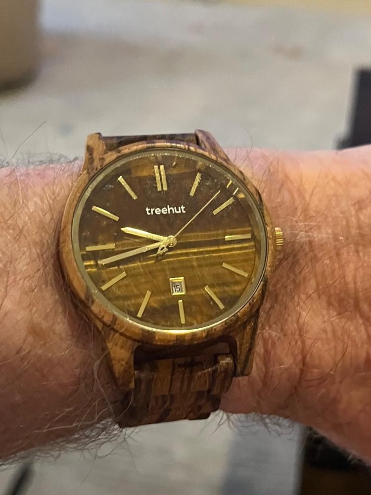Sierra Zebrawood Tiger Eye - Customer Photo From Gary Schmitt