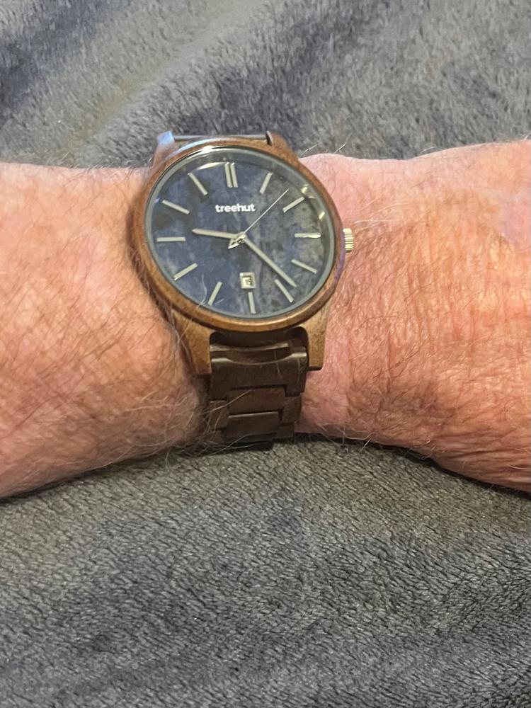 Sierra Walnut Blue Marble - Customer Photo From Gary Schmitt