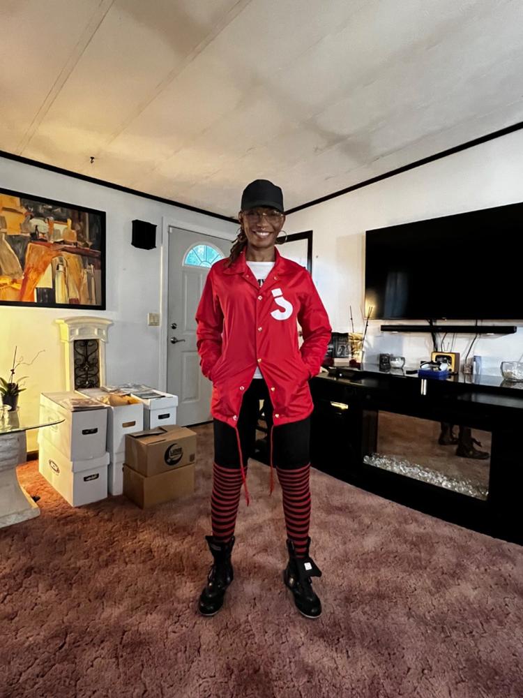 『TEN COACH JKT RED L』 COACH JACKET 