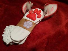 ToeBeanies Red Kitten ToeBeanies on Ankle High White Ruffle Socks Review