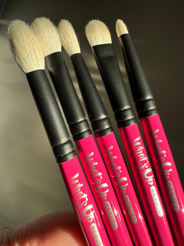 Whats Up Beauty - 6 Eyeshadow Brushes (R101, R102, R103, R104, R105, R106) - Customer Photo From Megan 