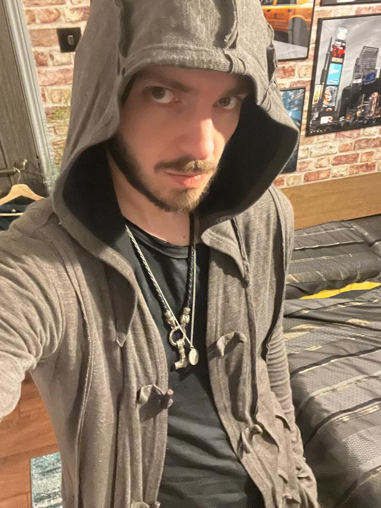 Nomad Hoodie Cardigan Light Coat - Customer Photo From Alexander