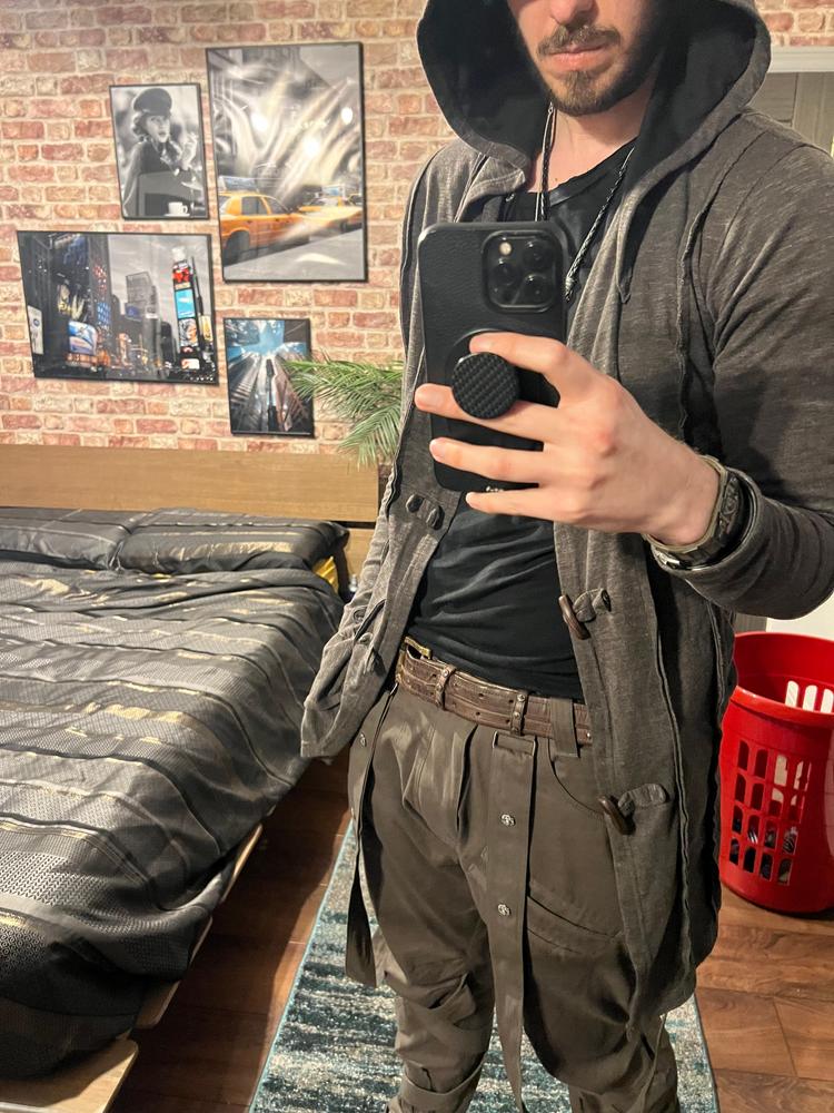 Nomad Hoodie Cardigan Light Coat - Customer Photo From Alexander