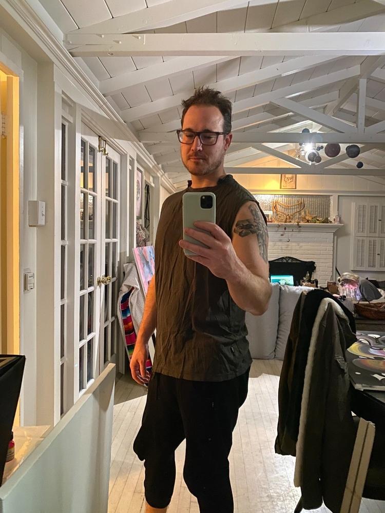 Blended Sleeveless Tee - Customer Photo From John Benjamin