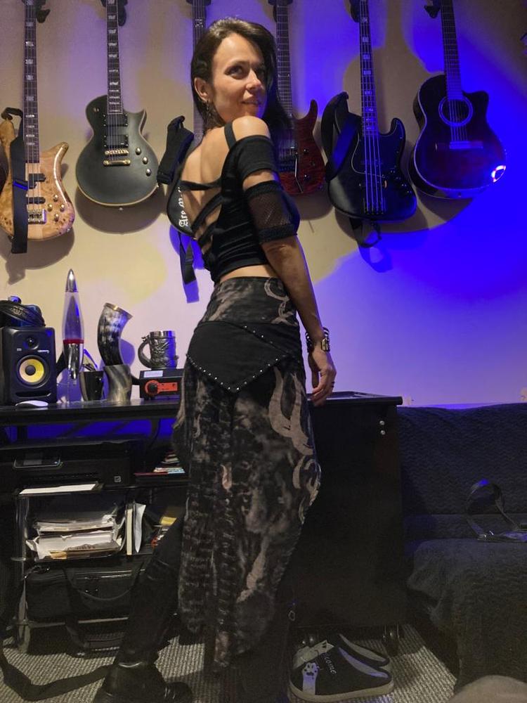 Freak Wraparound Skirt - Customer Photo From Ari