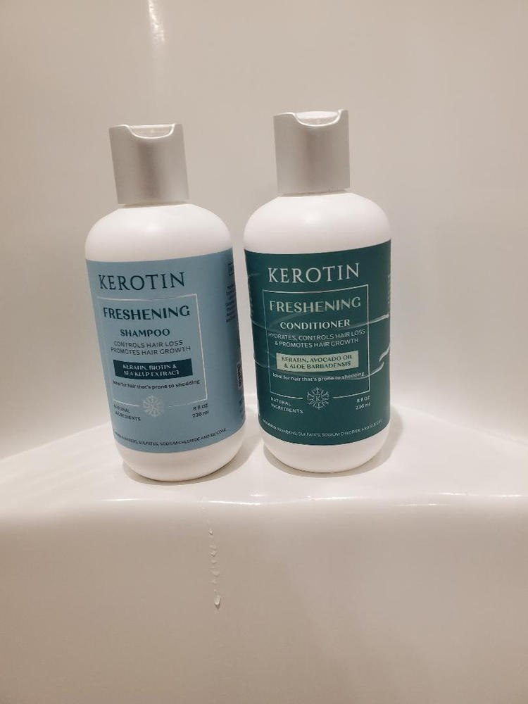 Keratin Freshening Shampoo & Conditioner - Customer Photo From Sandra Randolph