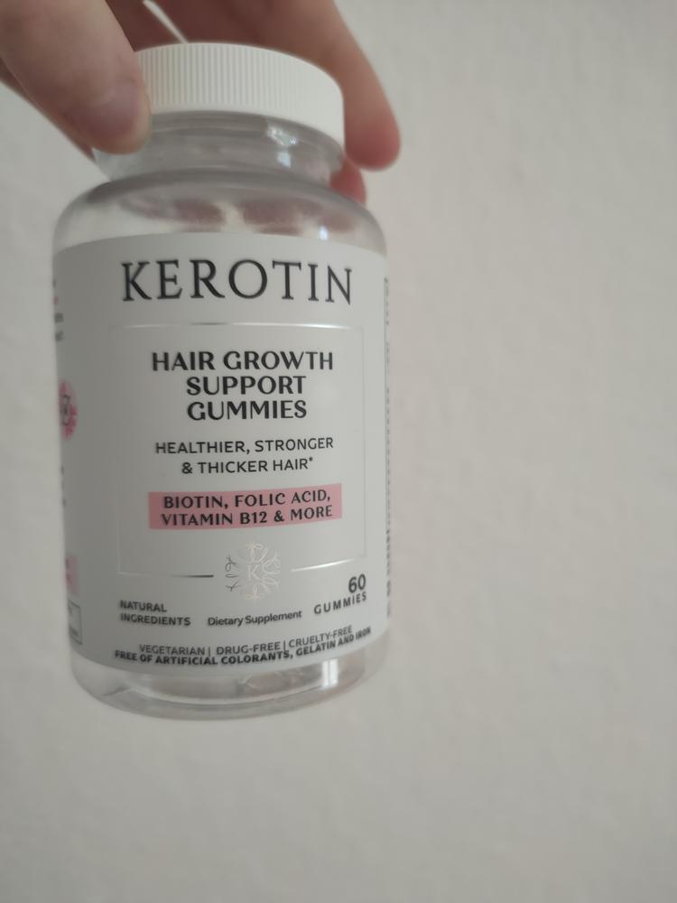 Hair Vitamin Gummies - 3 Month - Customer Photo From R...