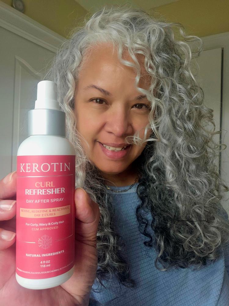 Curl Refresher Day After Spray - Customer Photo From Bel