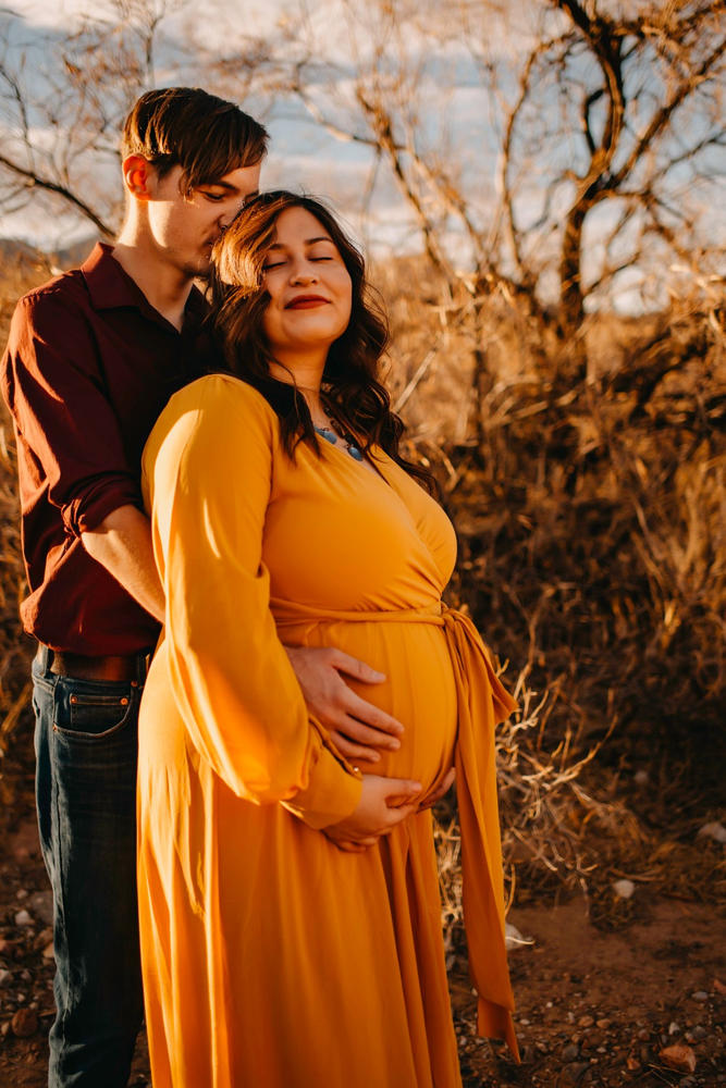 lydia mustard maxi dress