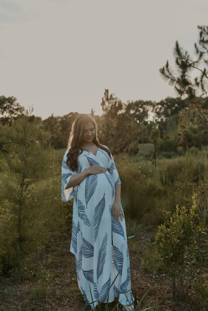 Corinth Maxi Dress | Navy Print