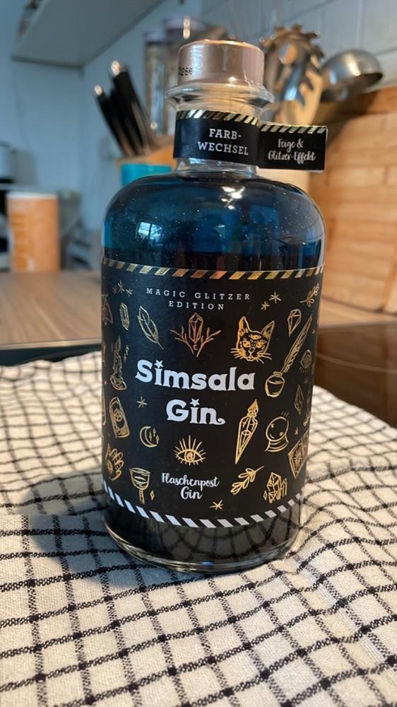 Magic Bundle - Simsala Gin & Simsala Gin mit Glitzer-Effekt - Flaschenpost Gin - Customer Photo From Melanie Ferrari