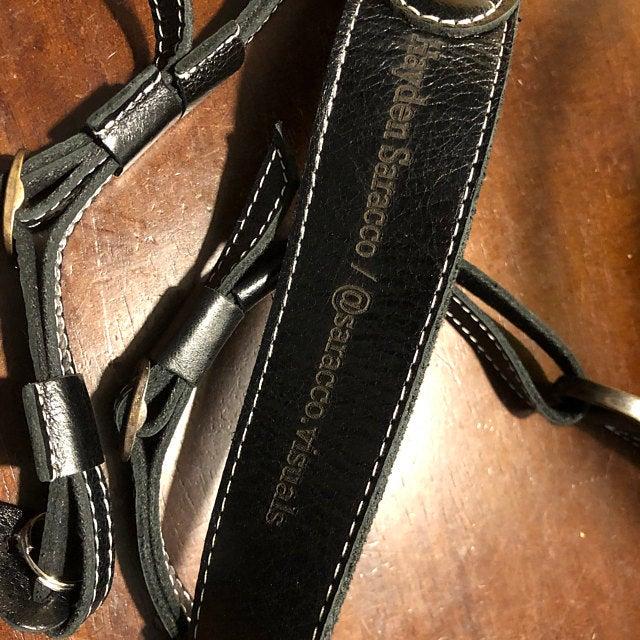 MegaGear Sierra Series Genuine Leather Shoulder or Neck Strap for All Cameras - Customer Photo From Jessica