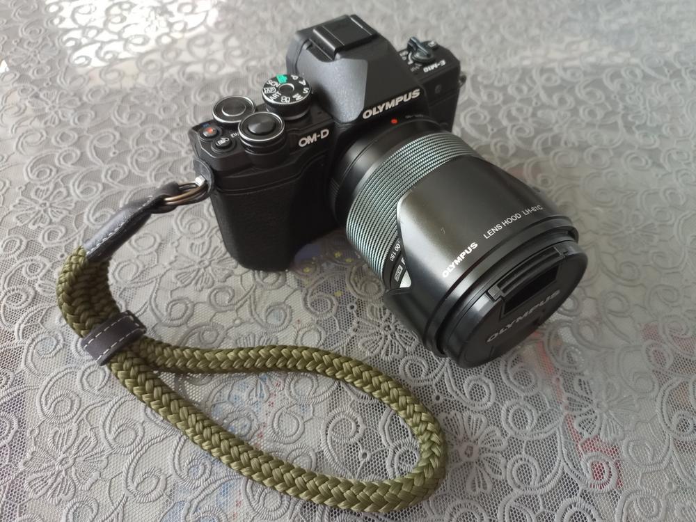 MegaGear Cotton Wrist and Neck Strap for SLR, DSLR Cameras - Security for All Cameras - Customer Photo From Anonymous