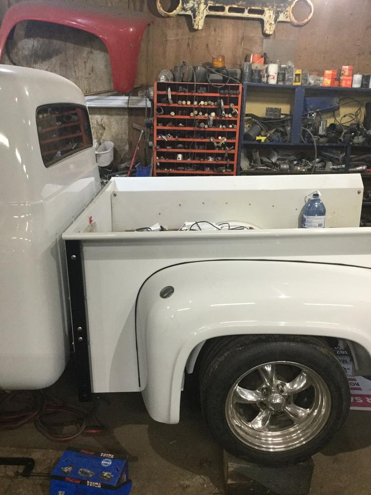 Custom Flush Mount Aluminum Pop-Up Gas Cap and Weld In Bung - Customer Photo From mike p.