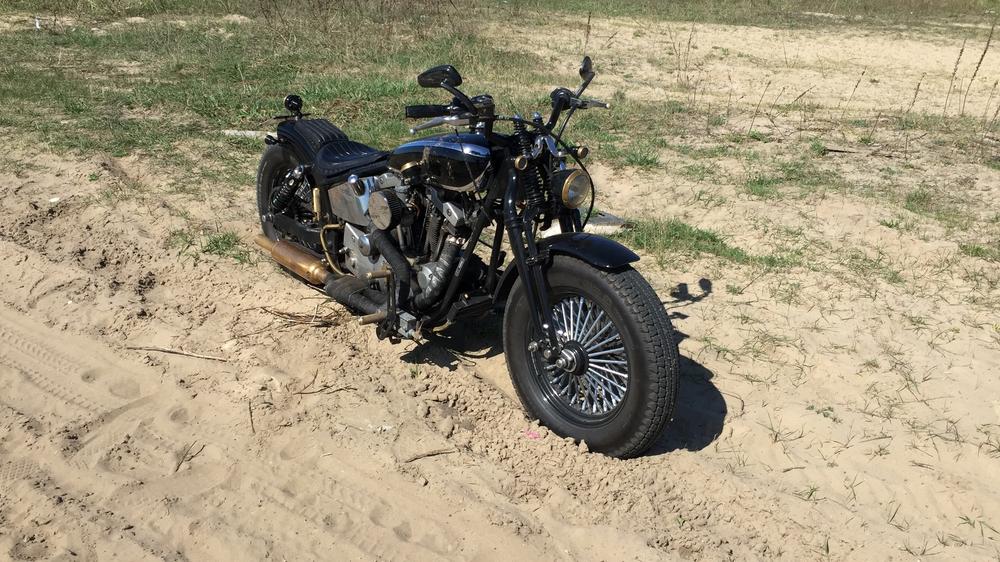 21 inch Mini Brake Drum Chopper Wheel - 3/4 inch Bearings - Customer Photo From Guest