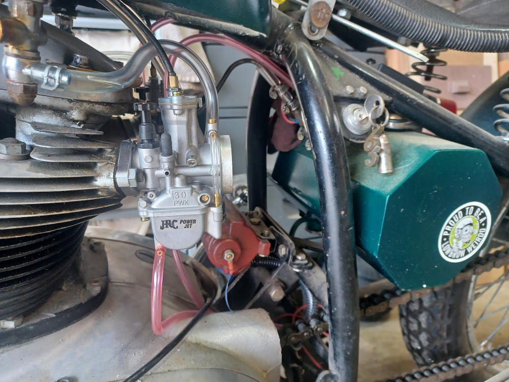 JRC 30mm Carburetors - PWK / Keihin - Replace Amal 930 and Mikuni - Customer Photo From David Laughlin