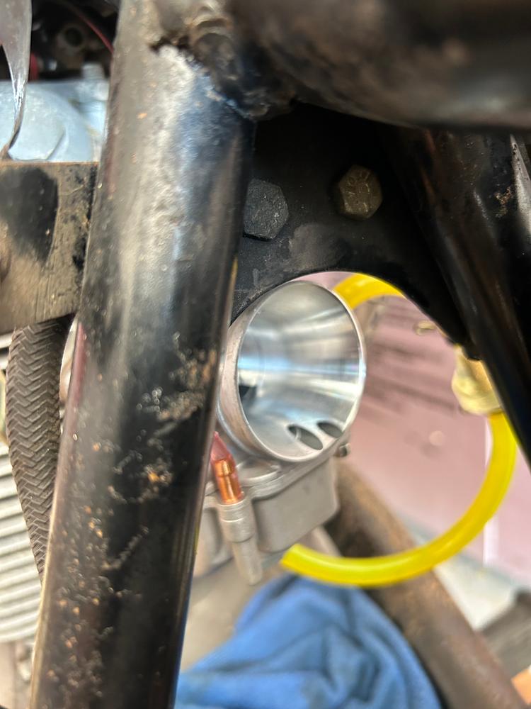 JRC 30mm Carburetors - PWK / Keihin - Replace Amal 930 and Mikuni - Customer Photo From Steve Nagy