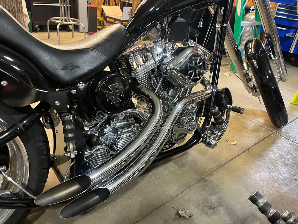 3 position Ignition Key Switch Replaces Harley-Davidson OEM #71425-77 - Chrome Bezel - Customer Photo From Anonymous