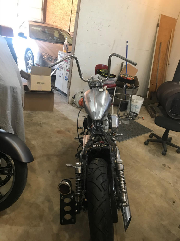 1928 - 1932 Ford Duolamp -Stop Lens- Model A stainless steel Tail Light for your bobber or chopper - Customer Photo From Gregory A. Noble