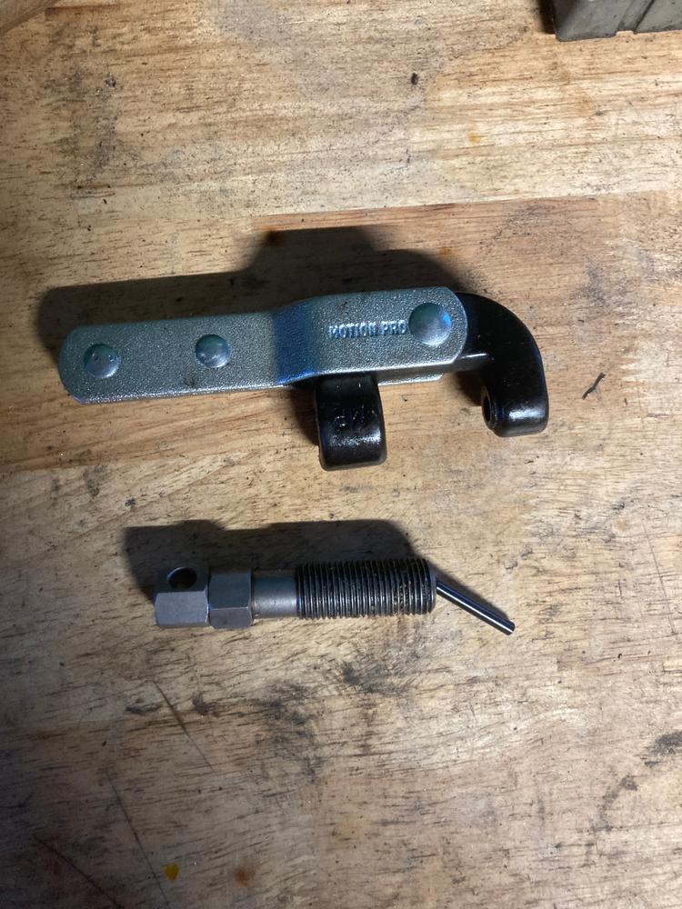 Motion Pro Chain Breaker for Motorcycle Chains - Heavy Duty - Customer Photo From Jeff
