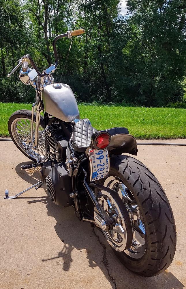 1933 - 1936 Ford Blacked Out Tail Light for your bobber or chopper - Customer Photo From Murry B.
