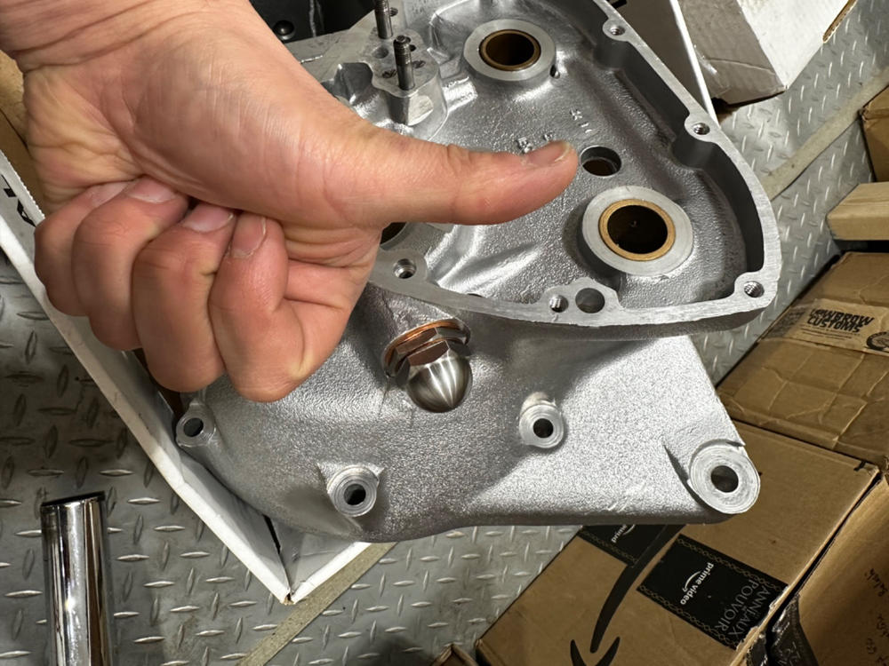 SRM Oil Pressure Release Valve for unit Triumph & BSA Motorcycles - Customer Photo From Chris Balaski
