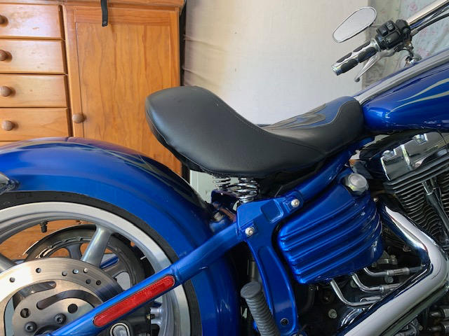 Solo Seat Springs - Barrel Style - 2 inch Chrome - Customer Photo From Anonymous