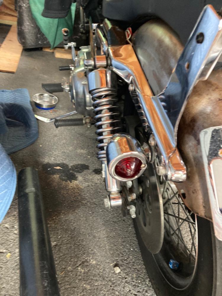 Bullet Tail Light / Turn Signal - Chrome - Customer Photo From Anonymous