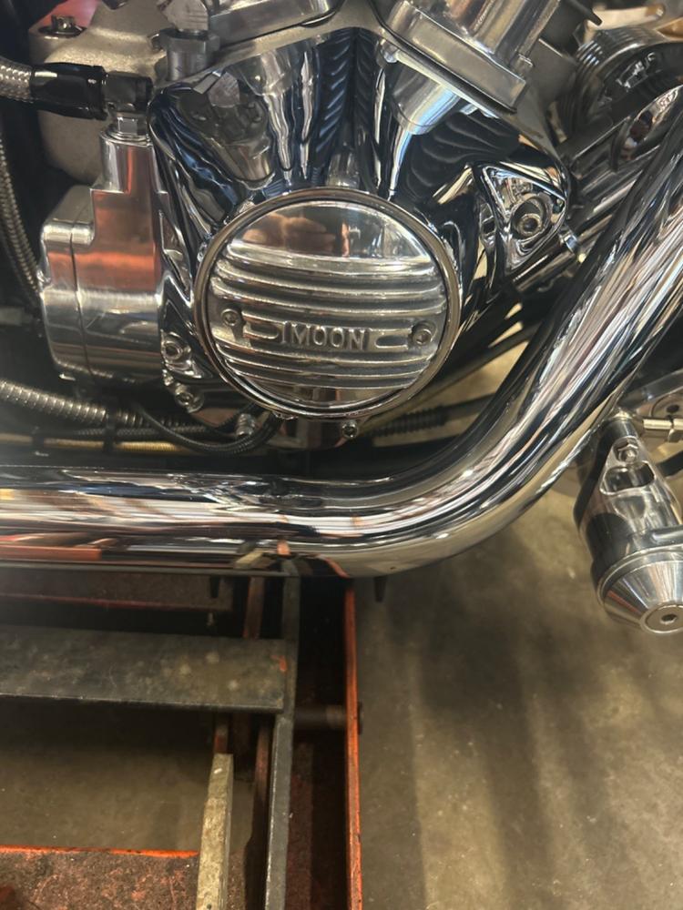 Finned Points Cover for Harley-Davidson Big Twins - Customer Photo From James Kaulukukui
