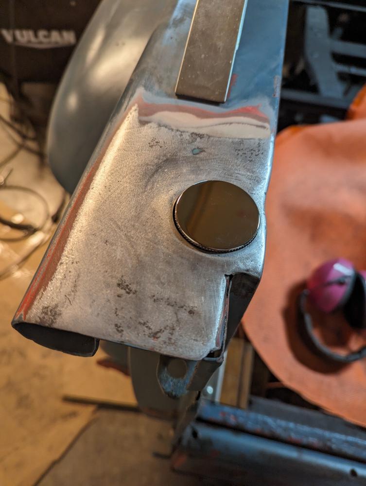 Custom Small Flush Mount Pop-Up Gas Cap and Weld In Bung - Customer Photo From Josh Brashear