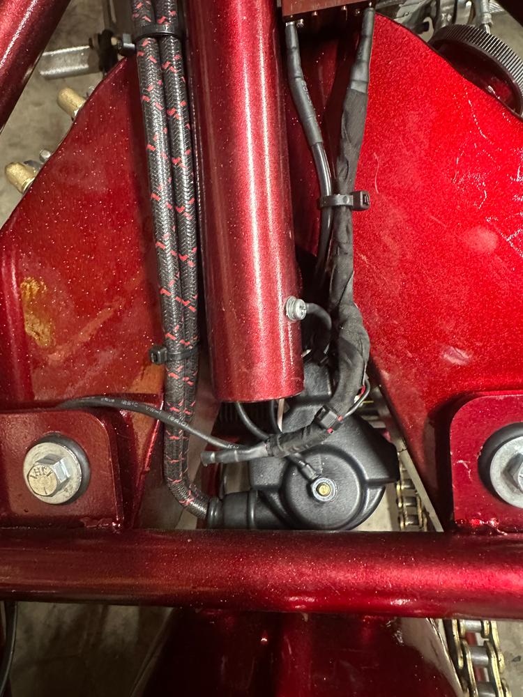 8mm Cloth 90 Degree Spark Plug Wire Sets - Black with Red tracers - Customer Photo From Trevor