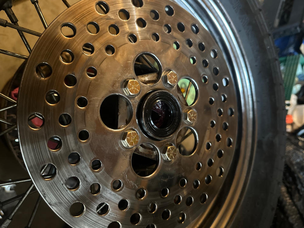 Wheel Bearing Oil Seals for Big Twin and XL Models - Front or Rear Wheel - Customer Photo From Robert Rubin
