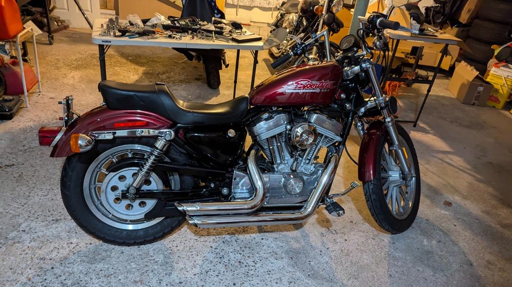 Sprocket Cover - Polished Aluminum - 1991-2003 Harley-Davidson Sportster OEM 34911-91 - Customer Photo From Paul Perez