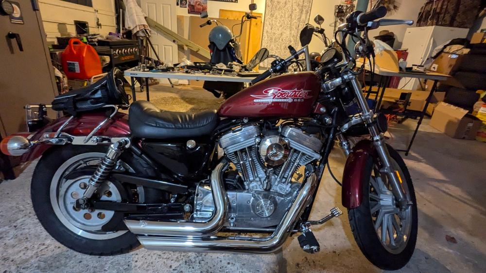 Sprocket Cover - Polished Aluminum - 1991-2003 Harley-Davidson Sportster OEM 34911-91 - Customer Photo From Paul Perez